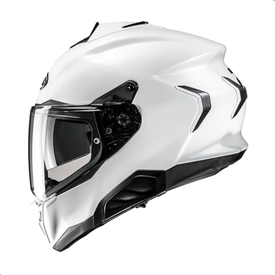 HJC ホワイト ヘルメット XL PINLOCK付き Amazon.com: HJC i71 Solid Full Face Motorcycle Helmet with